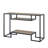 Rustic Oak & Black Finish Sofa Table