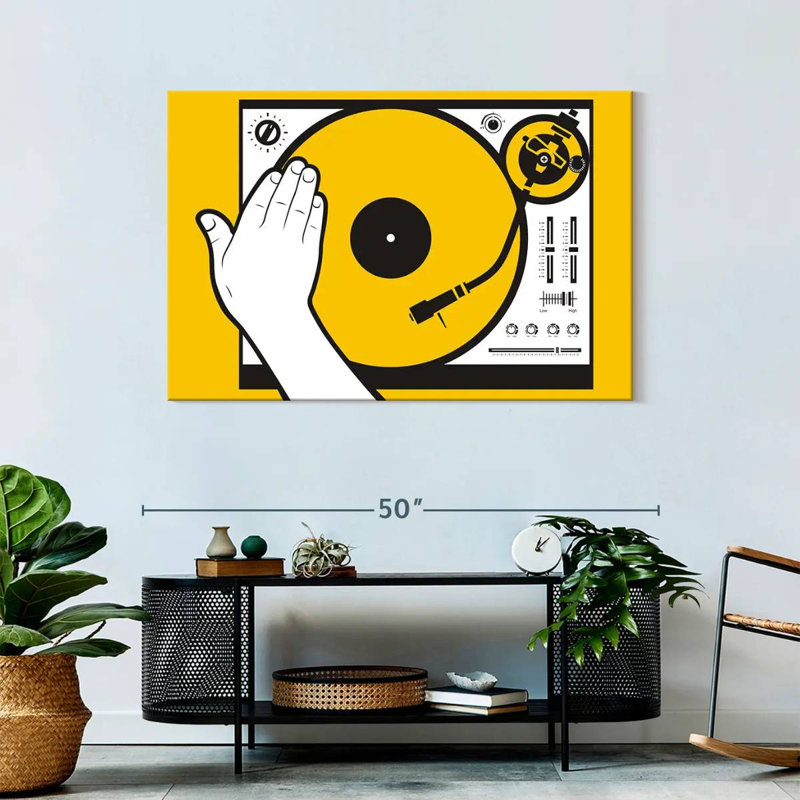 Abarca DJ Vinyl Scratch, 30" H x 45" W