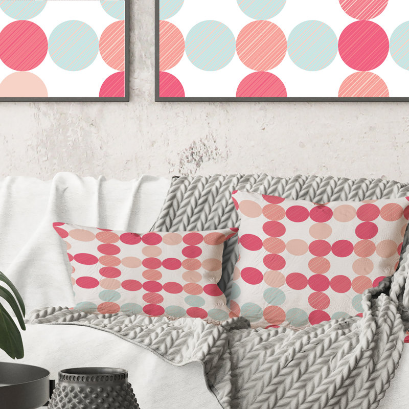 Polka Dots Throw Pillow