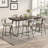 Kipton Low Back Bar Stools Metal Leather Counter Stools-273149379-288789202