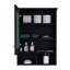 Pharmacie avec porte miroir et armoire à miroir de 29 po de hauteur avec trois tablettes dissimulées et deux tablettes ouvertes-1059381246