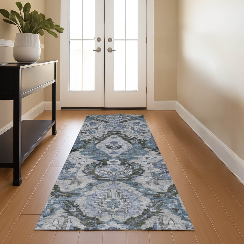 Premium Machine Washable Mayfield Panels Rug, Runner 2'3" x 7'6"