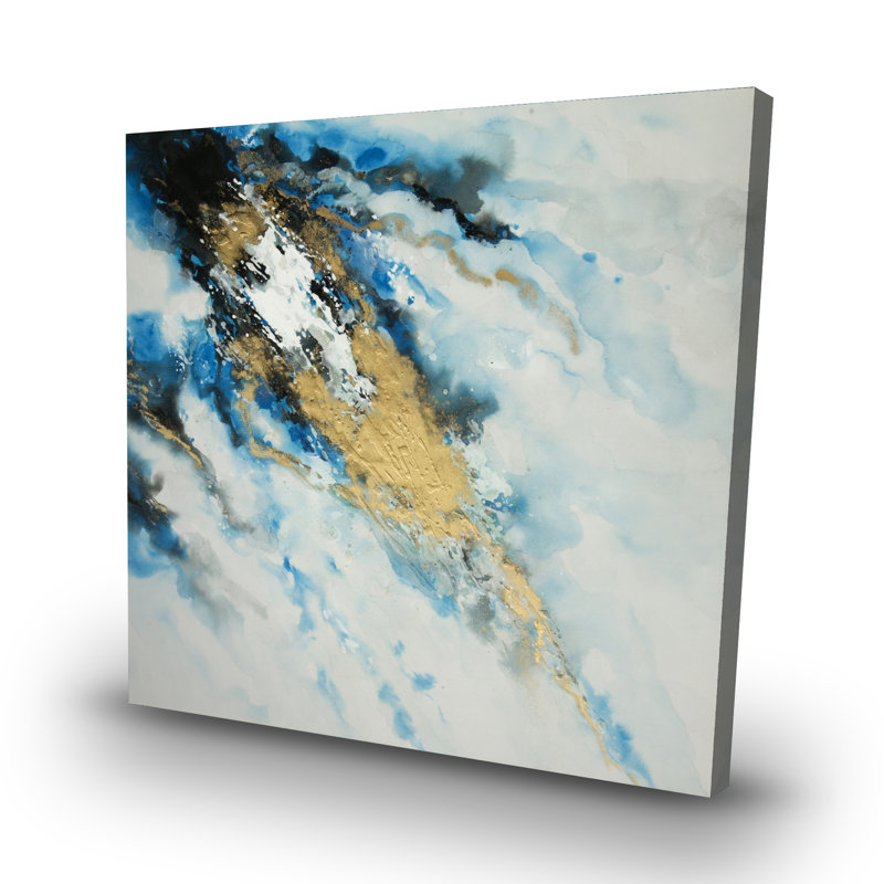 marble - 32"x32" art on canvas