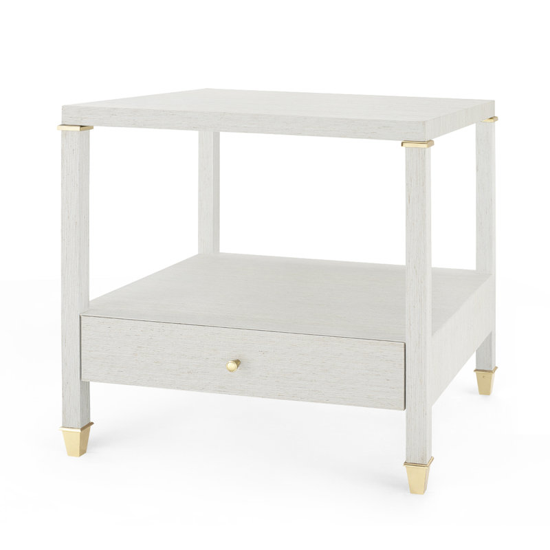 Pascal End Table, Silver