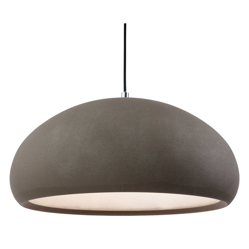 Costa 1 - Light Dome Pendant, Rough Sand Concrete