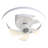 Socket Ceiling Fan With Light And Remote 360° Rotating Ceiling Fan 3 Colours And 3 Wind Speeds