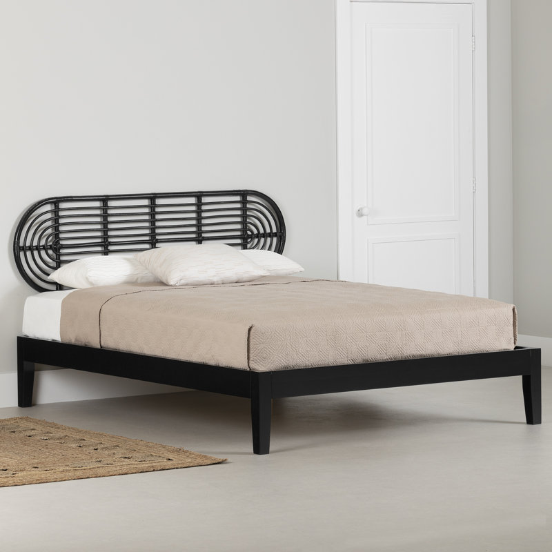 Ensemble de tête de lit rétro Hoya, Noir