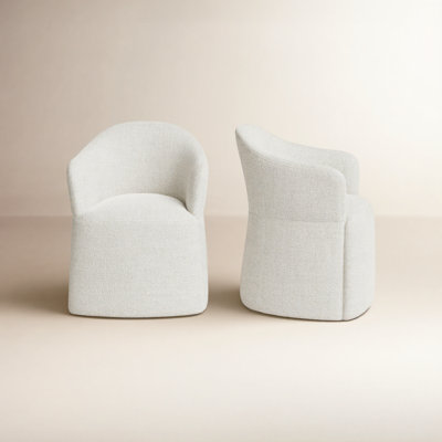 Janina Linen Dining Armchair