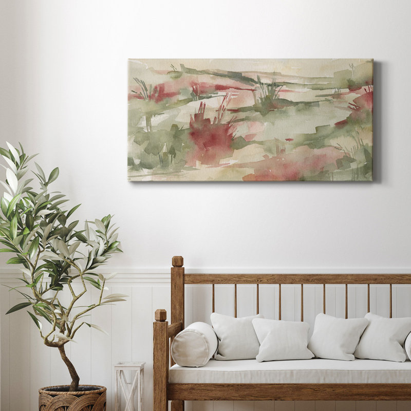 «Distant Drama II» - Toile tendue avec châssis de qualité supérieure - Prêt à être accroché, H 8 po x l 16 po x P 1 po