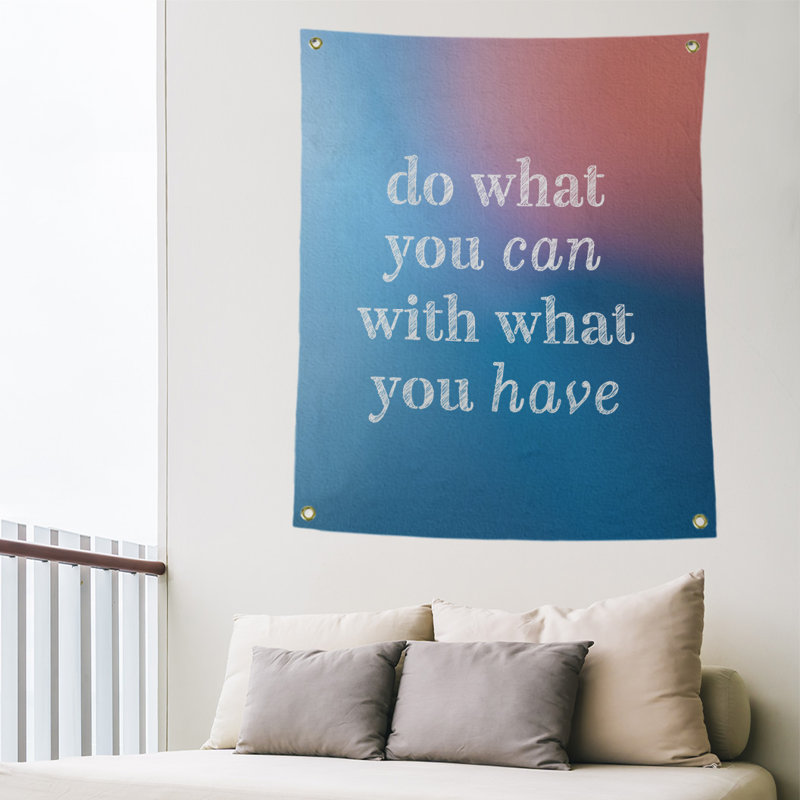 En polyester, ce que vous pouvez citer tapisserie, H 80 po x l 59 po, Bleu / Rose