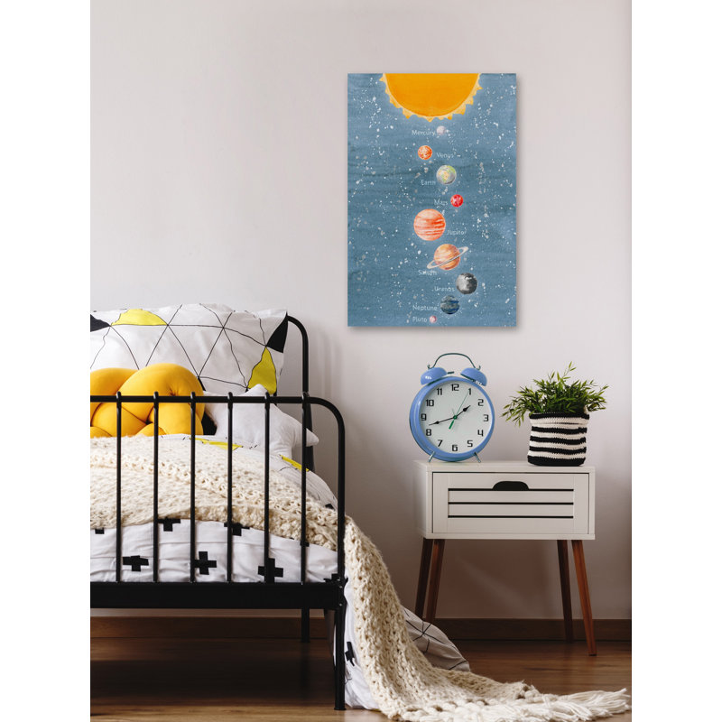 Lewandowski Solar System Planets Canvas Art, 60" H x 40" W x 1.5" D