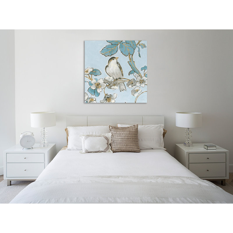 «Toile Birds III», toile tendue par Emily Adams, H 12 po x l 12 po x P 1,5 po