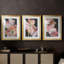 Pastel perroquet tulipe I - reproduction sur mesure encadrée de qualité supérieure - 3 pièces-799596051-799596052