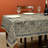 Cotton Vegetable Dye Hand Block Print Tablecloth-1236186137