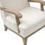 Amilio 28" W Farmhouse Polyester Armchair with Solid Wood Legs-2020715109