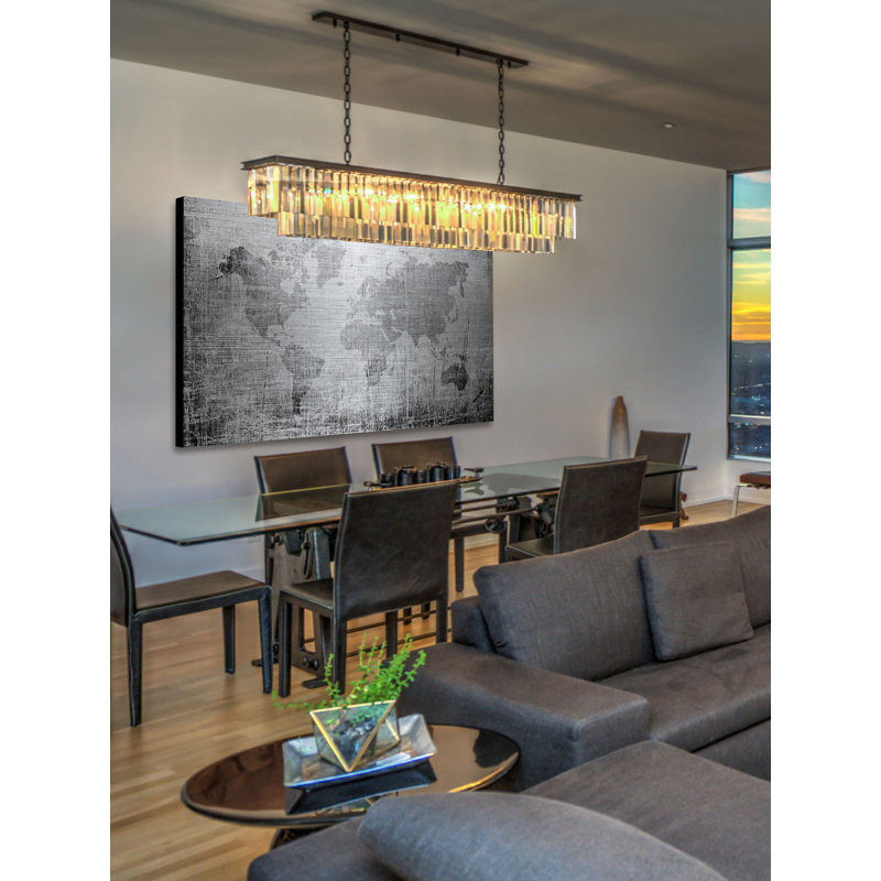 « latitude », reproduction d’art sur aluminium brossé, 40 po x 60 po