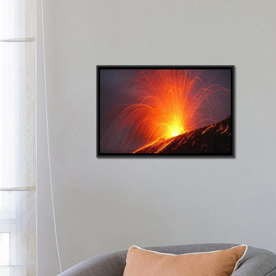 « krakatauing, sunda détroit, indonésie iii » par martin rietze, impression sur toile tendue
