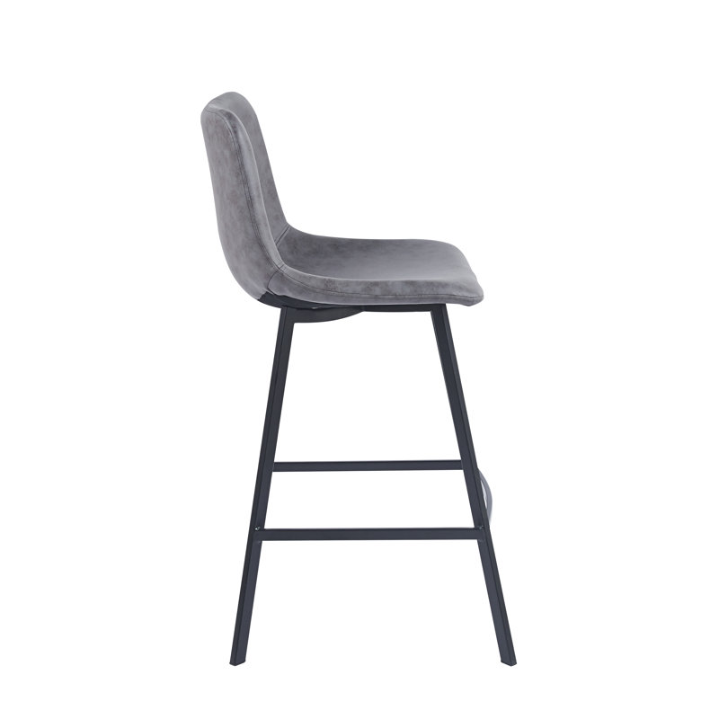Asha 26" Bar Stool, Gray