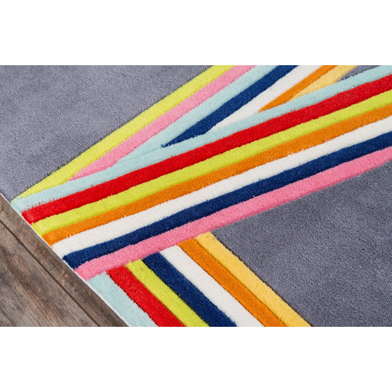 Tapis touffeté à la main Aariana, Rond 5 pi