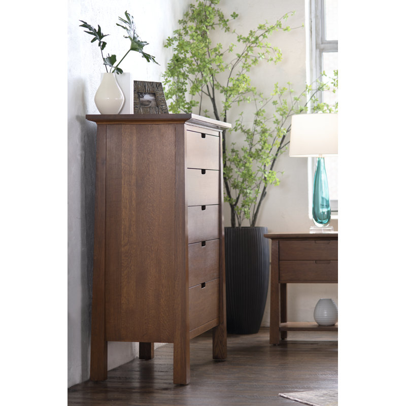 Park Slope 5 - Drawer Solid Wood Dresser, Aurora