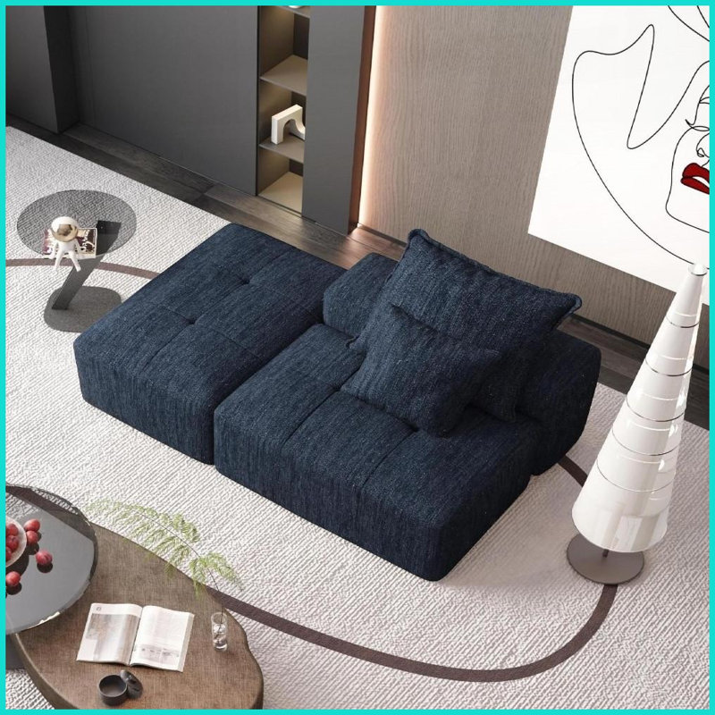 Canapé modulaire surdimensionné Modern, Bleu