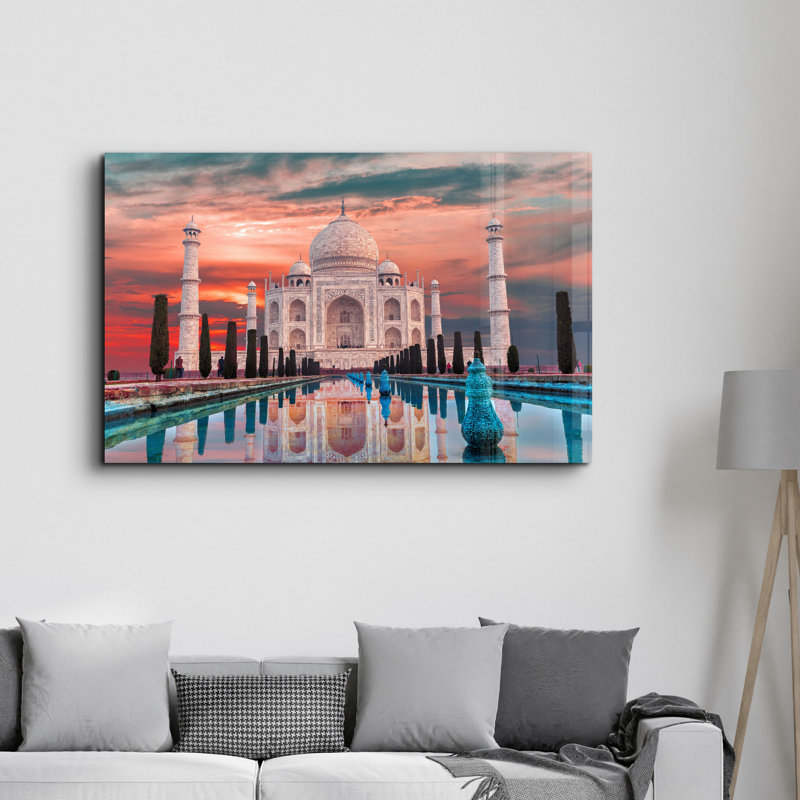 Peinture décorative en verre trempé