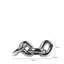 Figurine Shape Decorative Chain Sculpture for Living Room, Ceramic Ring Chain Home Décor Ornament-93981216-93981215