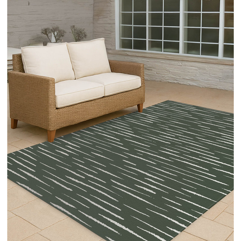 Lak Non-Slip Outdoor Rug, Rectangle 3' x 5'