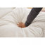 Méridienne surdimensionnée de 51 po avec repose-pieds et rangement en chenille douce beige-1151860643