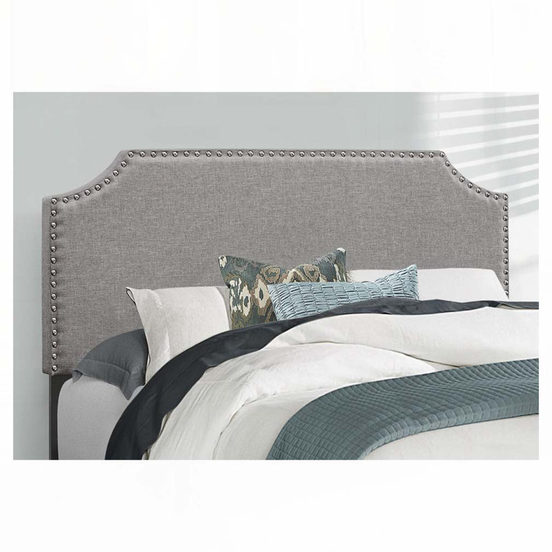 Lit plateforme en tissu d'ameublement