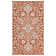 Waterproof Outdoor Rug Reversible Plastic Straw Patio Rug, UV-Resistant Vintage Medallion Carpet, Large Outside Mat for Patio, Deck, Porch