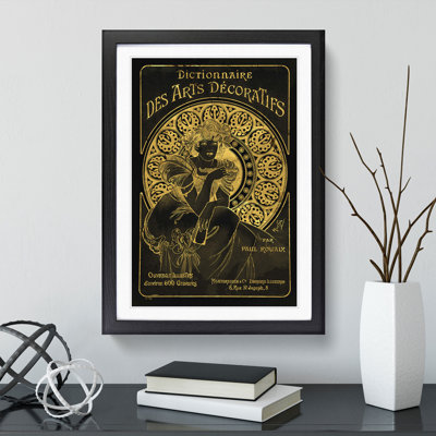Decorative Gold by Alphonse Mucha - Picture Frame Painting