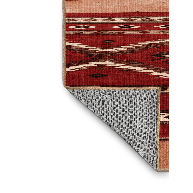 Washable Monument Valley Southwestern Area Rug, Runner 2' x 5'
