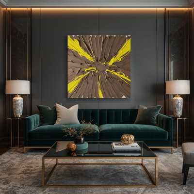 «Neo Expressionism 71», art mural sur toile brune