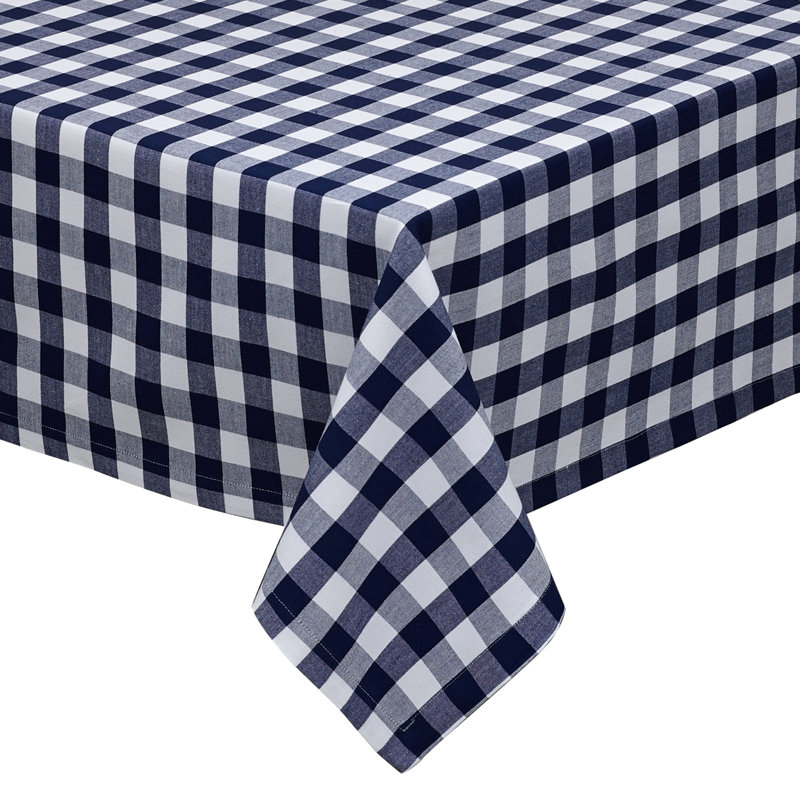 Arkwright Tablecloth, 84" L x 60" W, Nautical / White