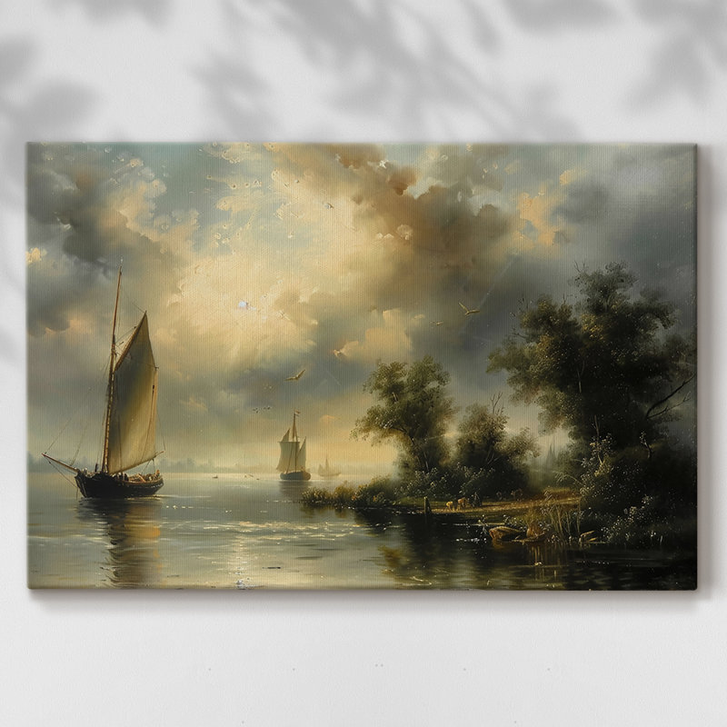 Série nautique-CLxxix - Cavas enveloppés de galerie, 12 x 18