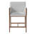 Brio Mid-Century Modern Upholstered Counter Stool with Arm-1770276015