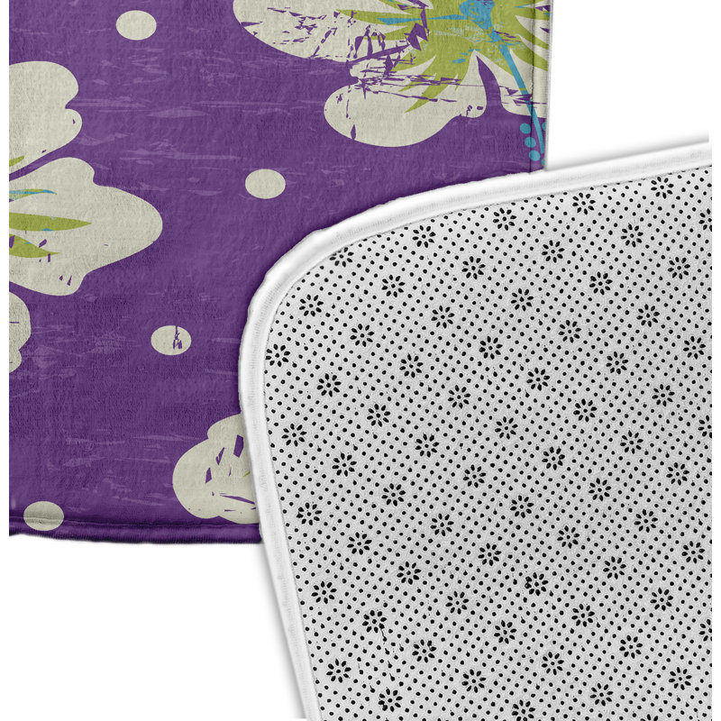 Tapis de bain Herrington, l 34 po x L 21 po, Mauve