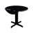 Solid Wood Top Dining Table-1145443606
