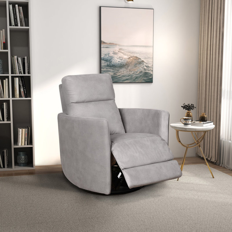 Fauteuil inclinable et pivotant Carson, Gris