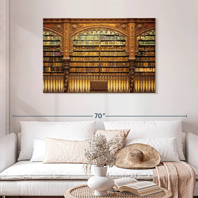 Old Library, 30" H x 45" W