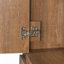 Bibliothèque de 83,4 po de hauteur avec portes, bibliothèque de style campagnard avec tablettes réglables à 3 niveaux, tablettes avec éclairage à DEL, grande armoire de rangement pour le salon, bureau à domicile
