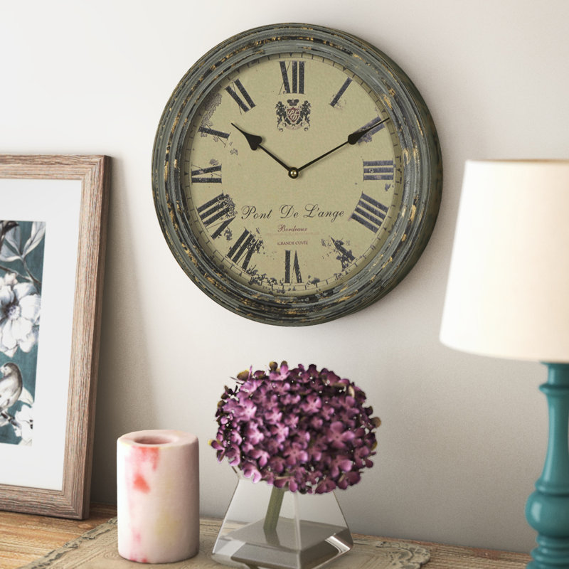 Horloge murale 14" en fer