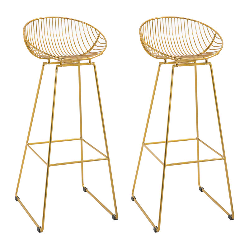 Kaivhon Counter Stool with Metal Frame