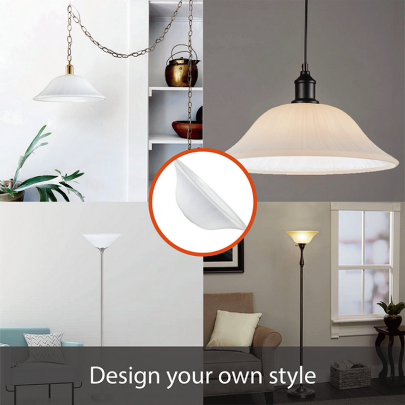 6.88'' H x 20'' W Glass Bowl Ceiling Fan Bowl Shade