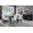 Hussein Square Counter Height Table in Black