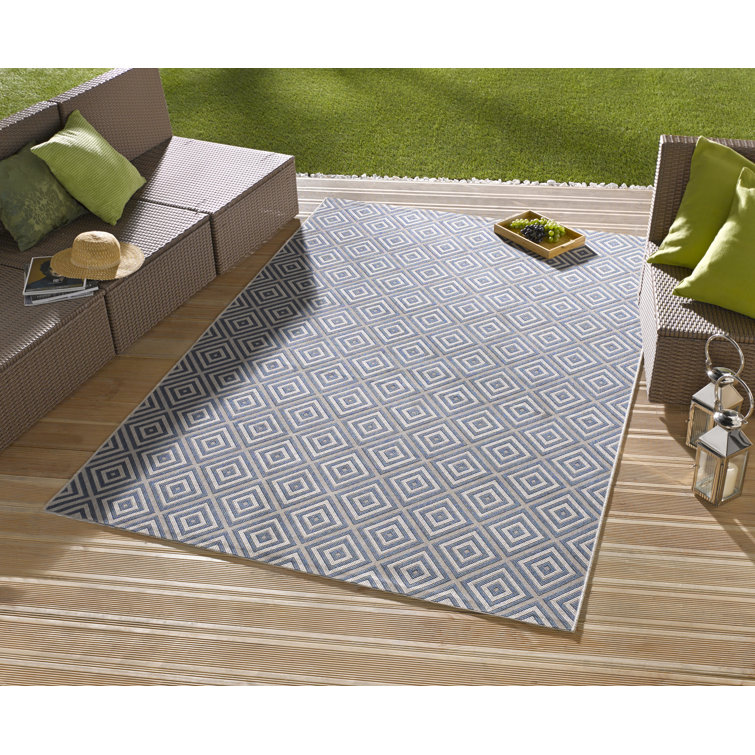 Flatweave Blue Rug