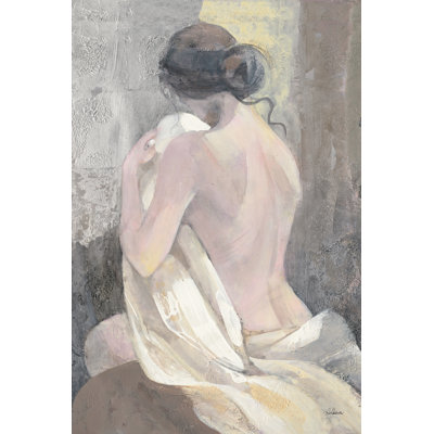" After The Bath II Crop " by Albena Hristova Painting Print