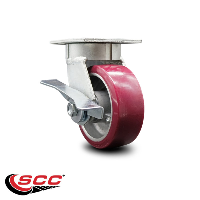 Kingpinle Swivel Caster with Brake