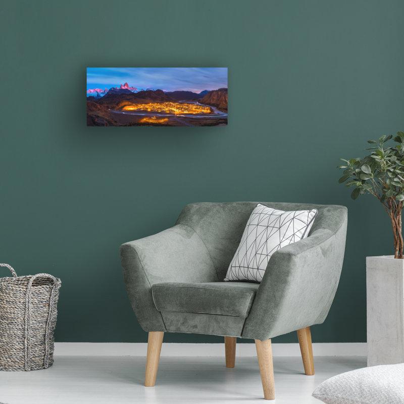 Art sur toile «Bachelor Dianne Mao El Chalten In Dawn», H 10 po x l 24 po